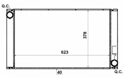 WILMINK GROUP wg1722553 -  Радиатор, охлаждение двигателя